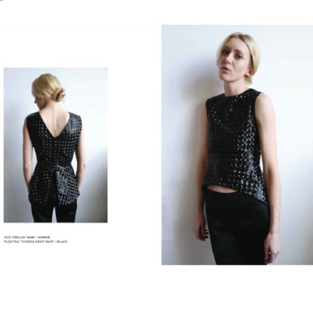 ➰Matrix Peplum Top♟ - Picture 3 of 13